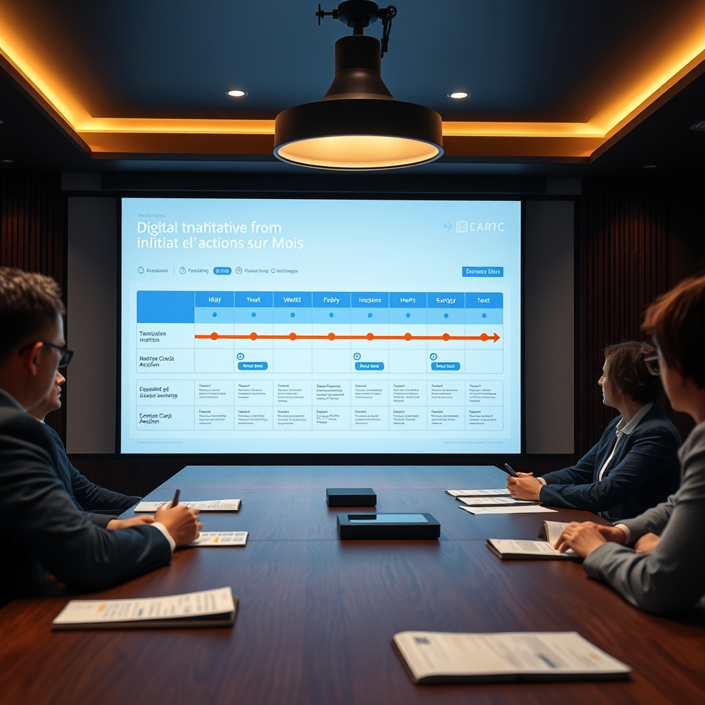 Roadmap Digitale B2B : Construire un Plan d'Action sur 12 Mois